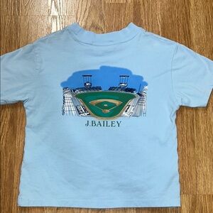 J. Bailey Blue Kids Baseball Graphic Tee